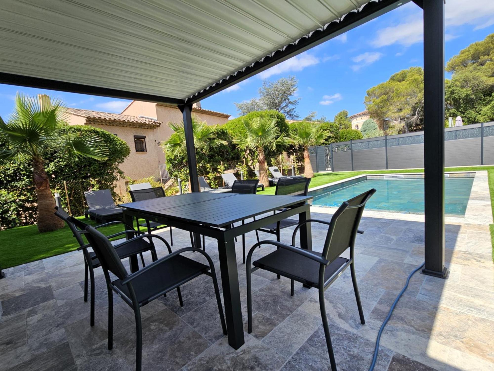 Etoile Du Berger Saint Aygulf 3 Villas Et 4 Appartements Jardin Individuel Et Piscine Chauffee En Saison - La Mer Et Les Plages 450 M Kültér fotó