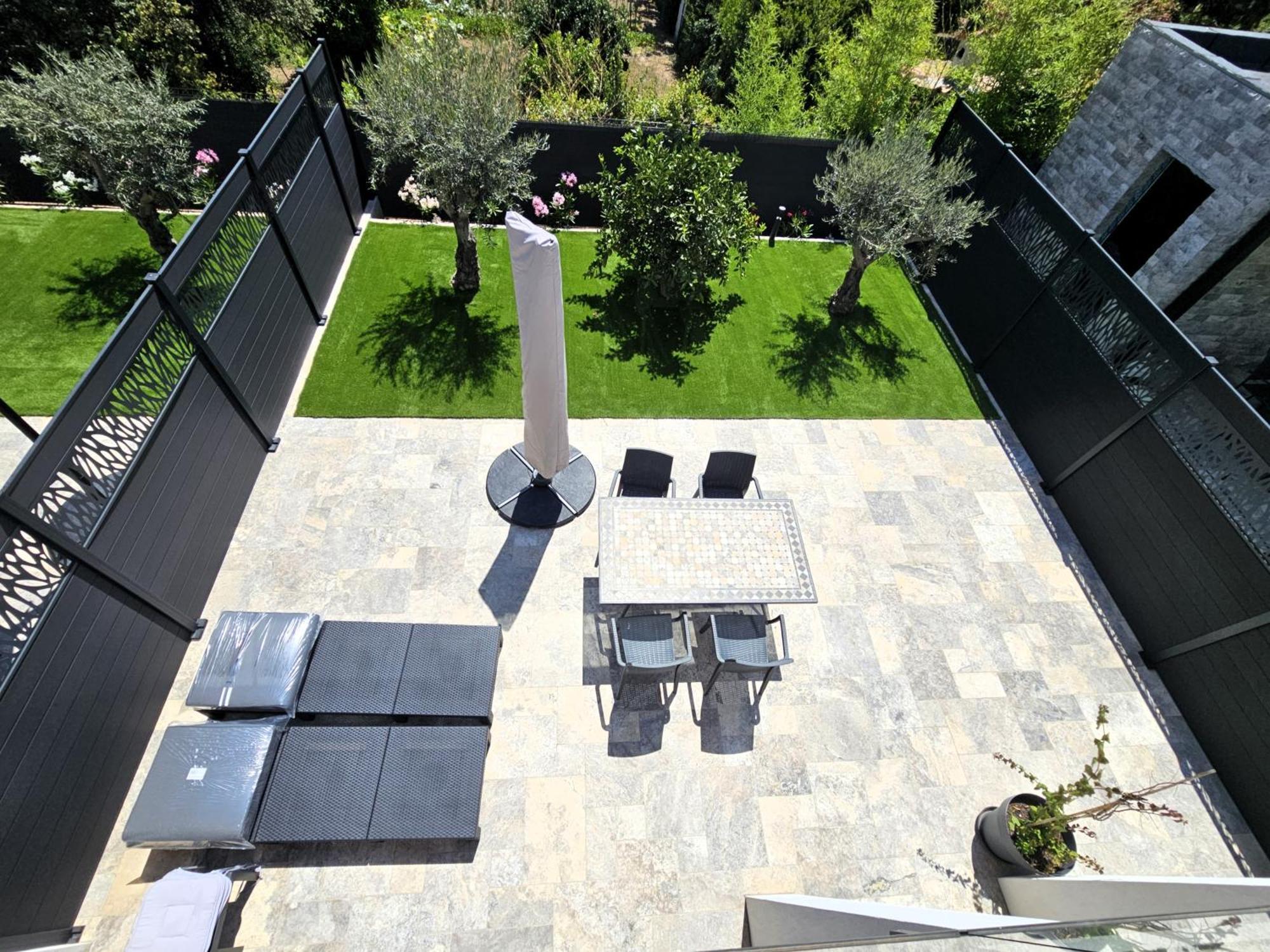 Etoile Du Berger Saint Aygulf 3 Villas Et 4 Appartements Jardin Individuel Et Piscine Chauffee En Saison - La Mer Et Les Plages 450 M Kültér fotó