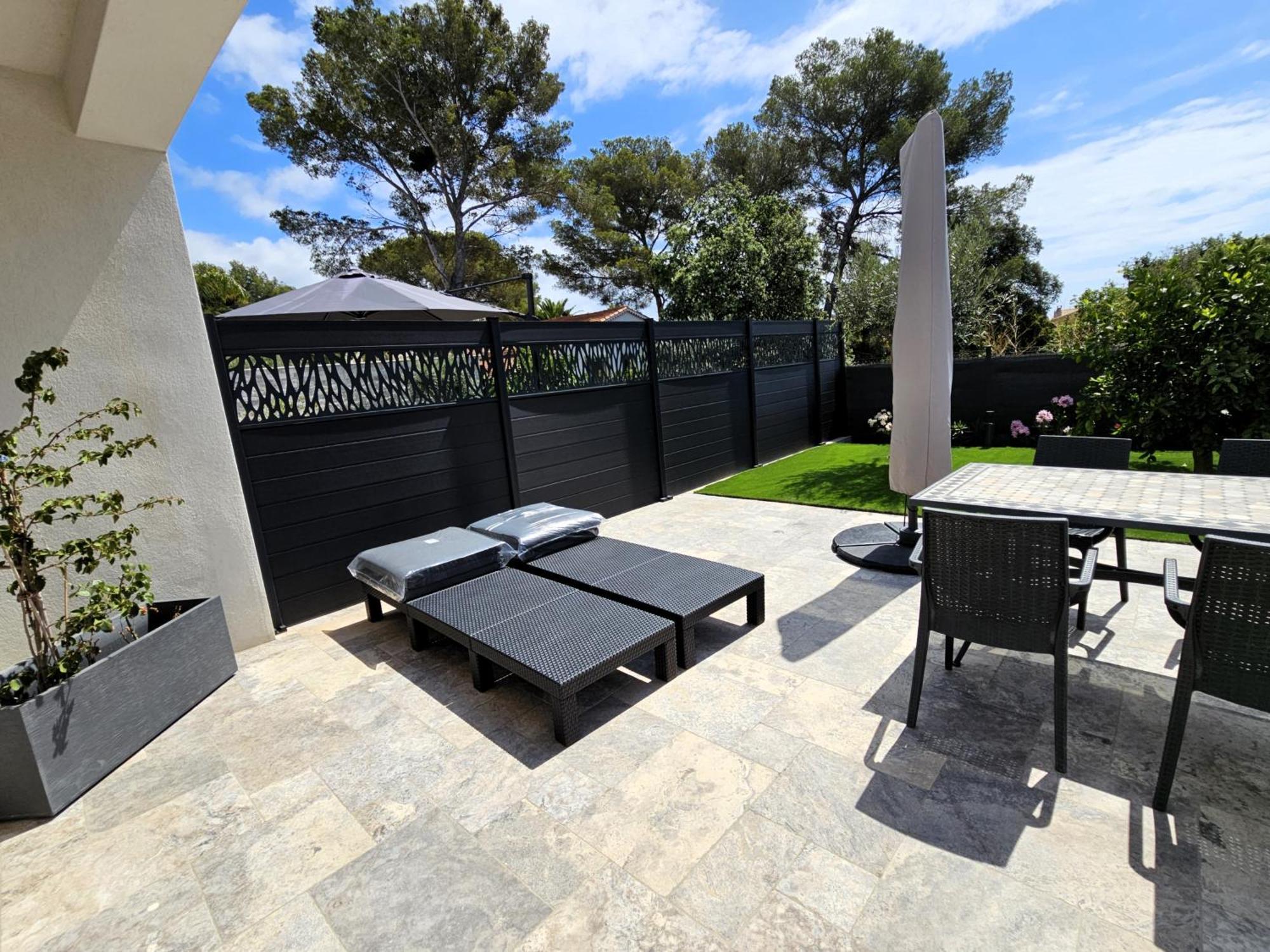 Etoile Du Berger Saint Aygulf 3 Villas Et 4 Appartements Jardin Individuel Et Piscine Chauffee En Saison - La Mer Et Les Plages 450 M Kültér fotó