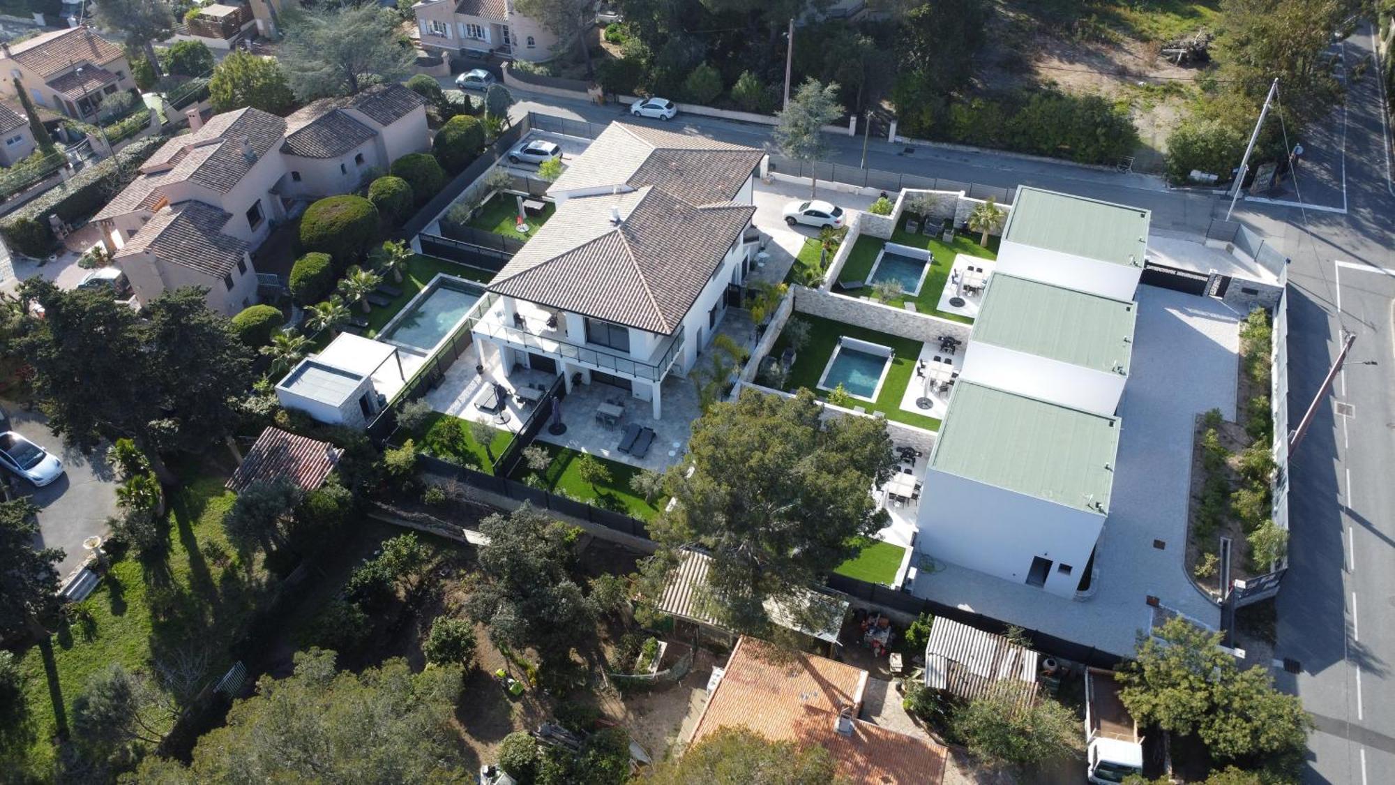 Etoile Du Berger Saint Aygulf 3 Villas Et 4 Appartements Jardin Individuel Et Piscine Chauffee En Saison - La Mer Et Les Plages 450 M Kültér fotó