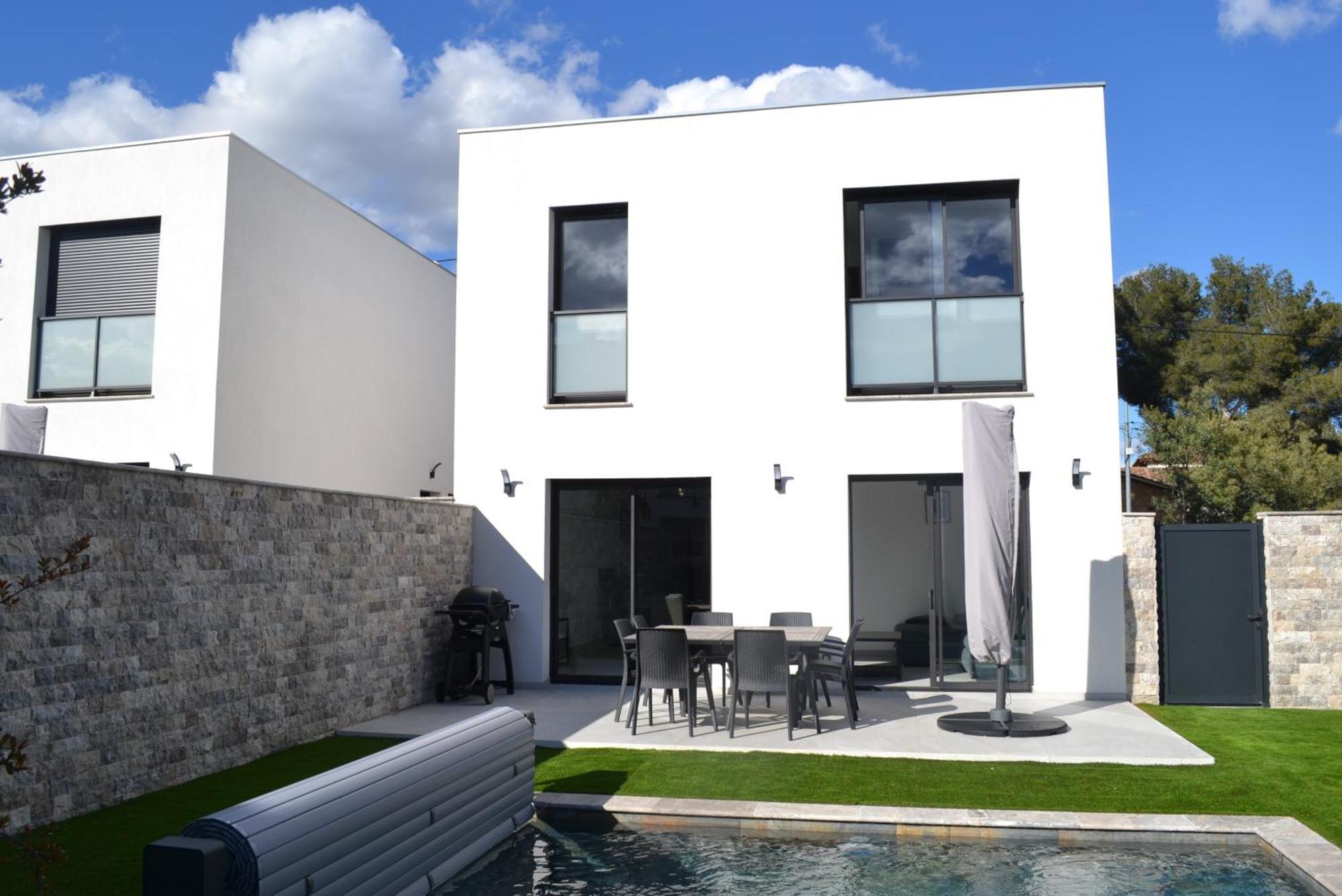 Etoile Du Berger Saint Aygulf 3 Villas Et 4 Appartements Jardin Individuel Et Piscine Chauffee En Saison - La Mer Et Les Plages 450 M Kültér fotó
