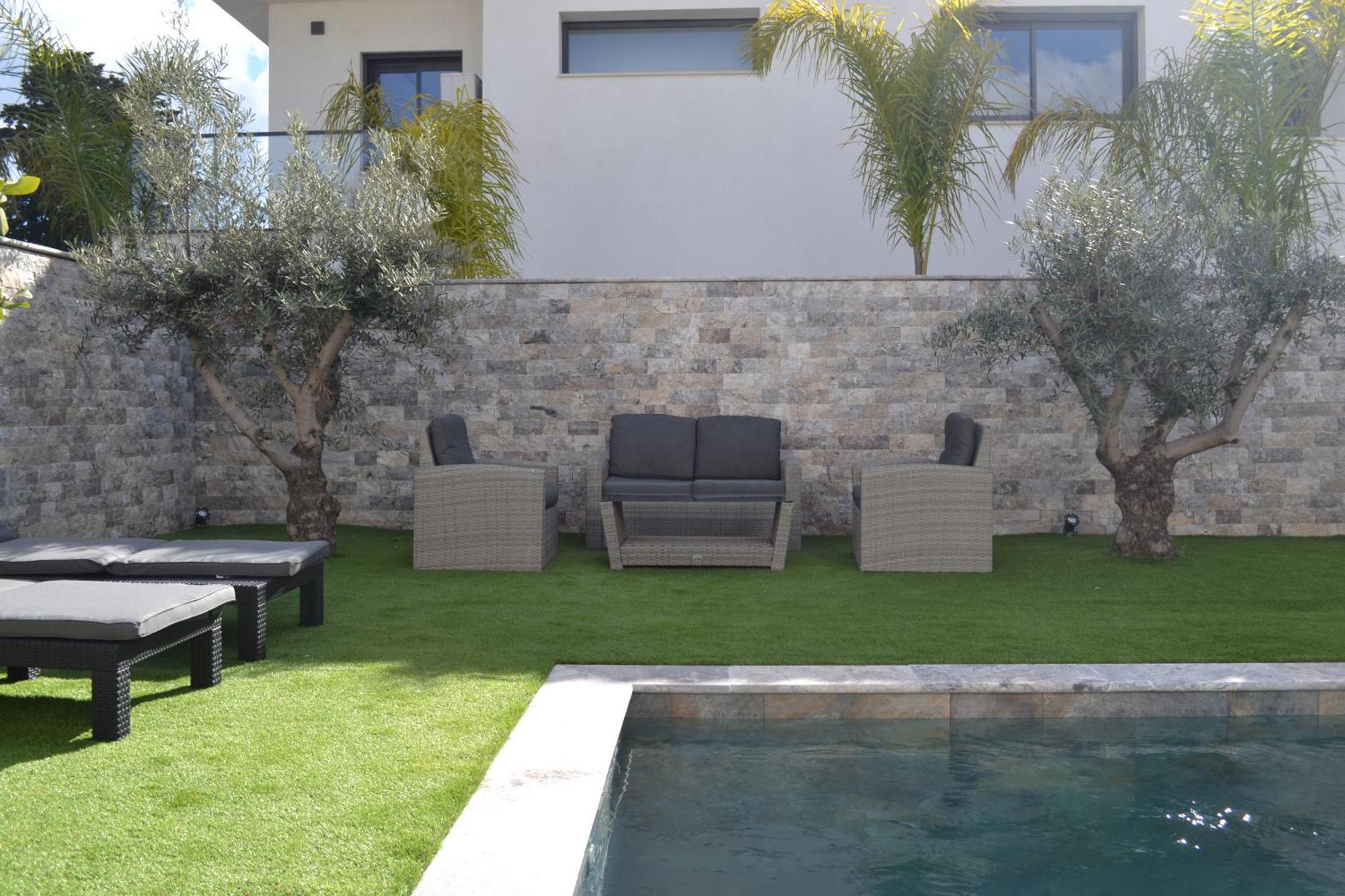 Etoile Du Berger Saint Aygulf 3 Villas Et 4 Appartements Jardin Individuel Et Piscine Chauffee En Saison - La Mer Et Les Plages 450 M Kültér fotó