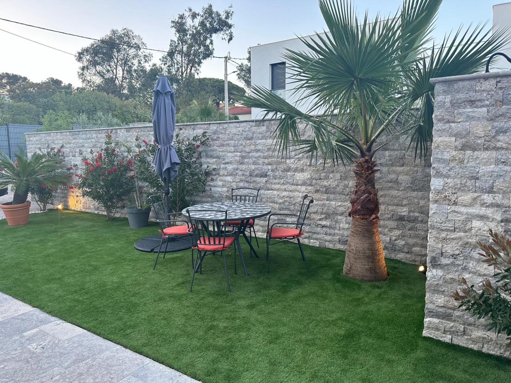 Etoile Du Berger Saint Aygulf 3 Villas Et 4 Appartements Jardin Individuel Et Piscine Chauffee En Saison - La Mer Et Les Plages 450 M Kültér fotó