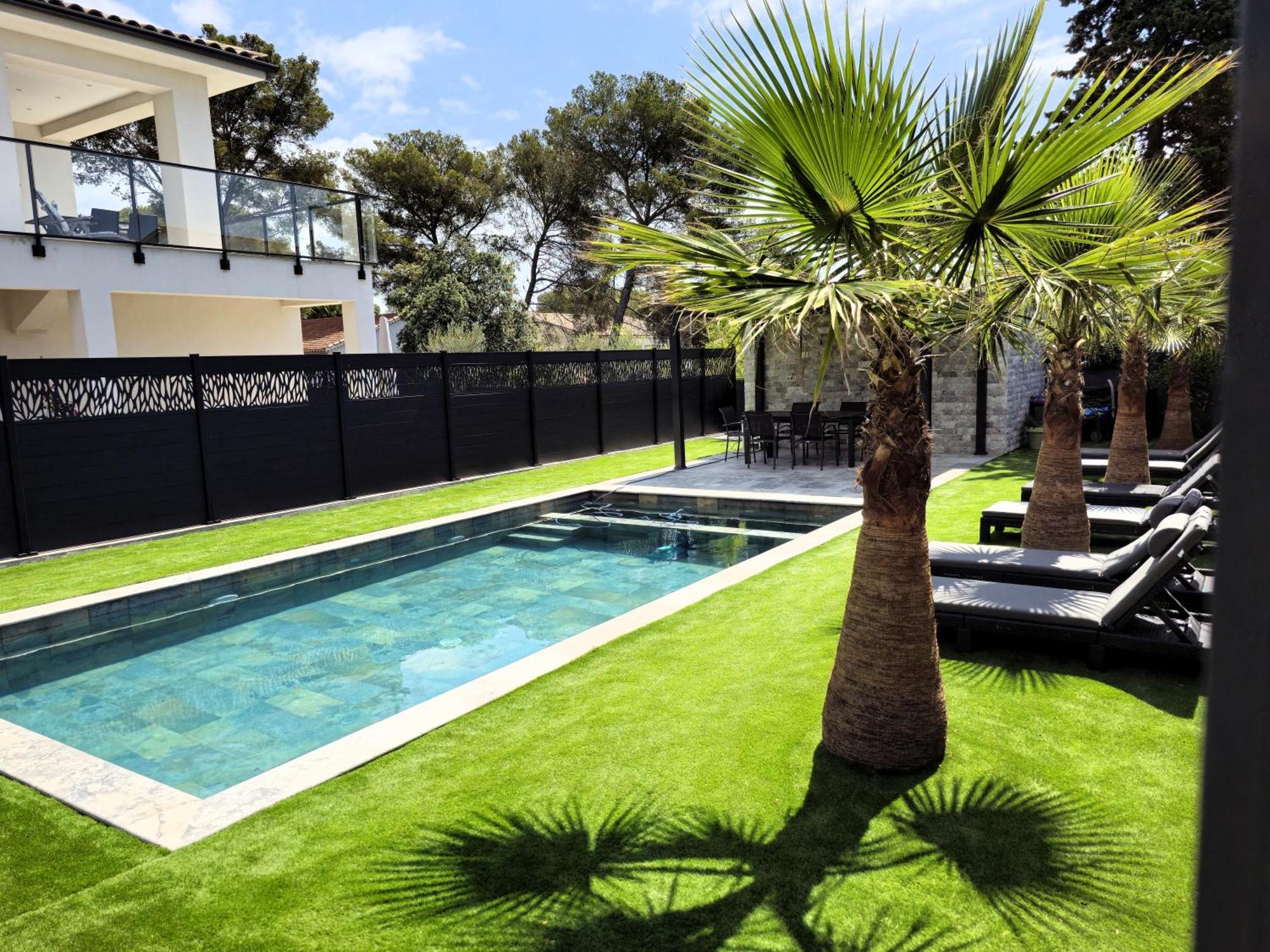 Etoile Du Berger Saint Aygulf 3 Villas Et 4 Appartements Jardin Individuel Et Piscine Chauffee En Saison - La Mer Et Les Plages 450 M Kültér fotó